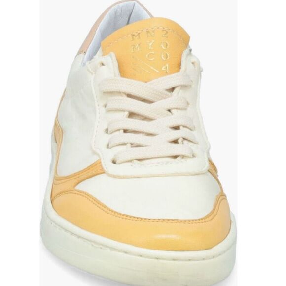 Miz Mooz Yellow and Cream Sneakers